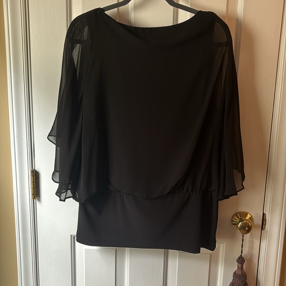 Black evening top - size L - Picture 6 of 6